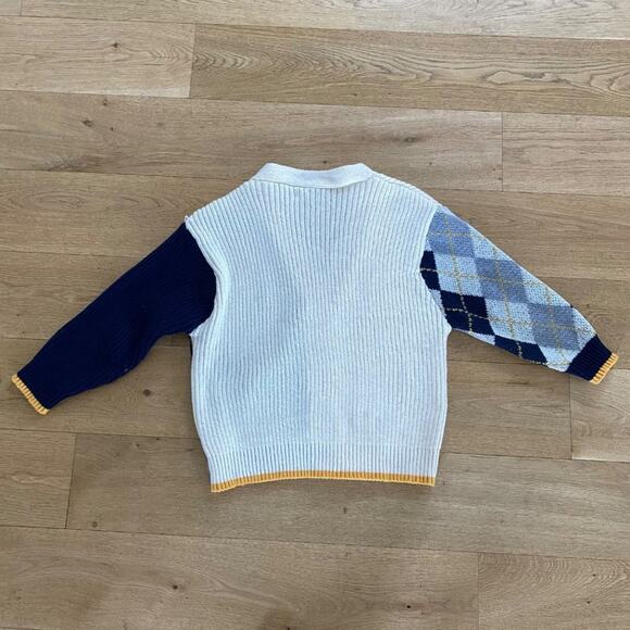 Storets - Poppy Block Cardigan in Black & Ivory - Picture 5 of 5